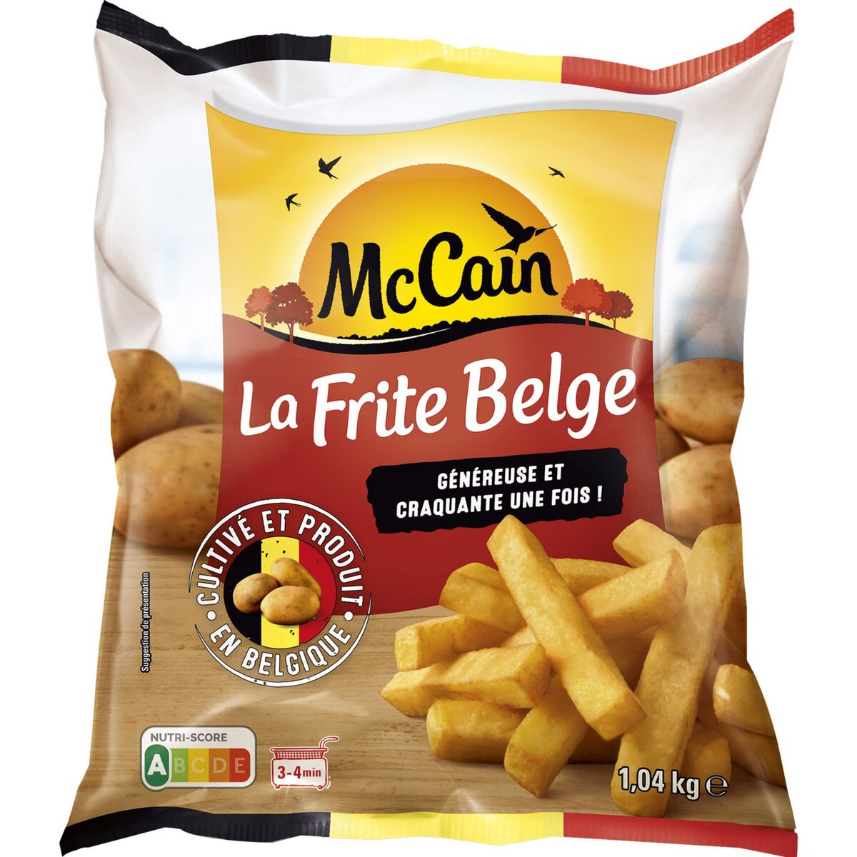 MCCAIN Frites Belges croustillantes 1,04kg