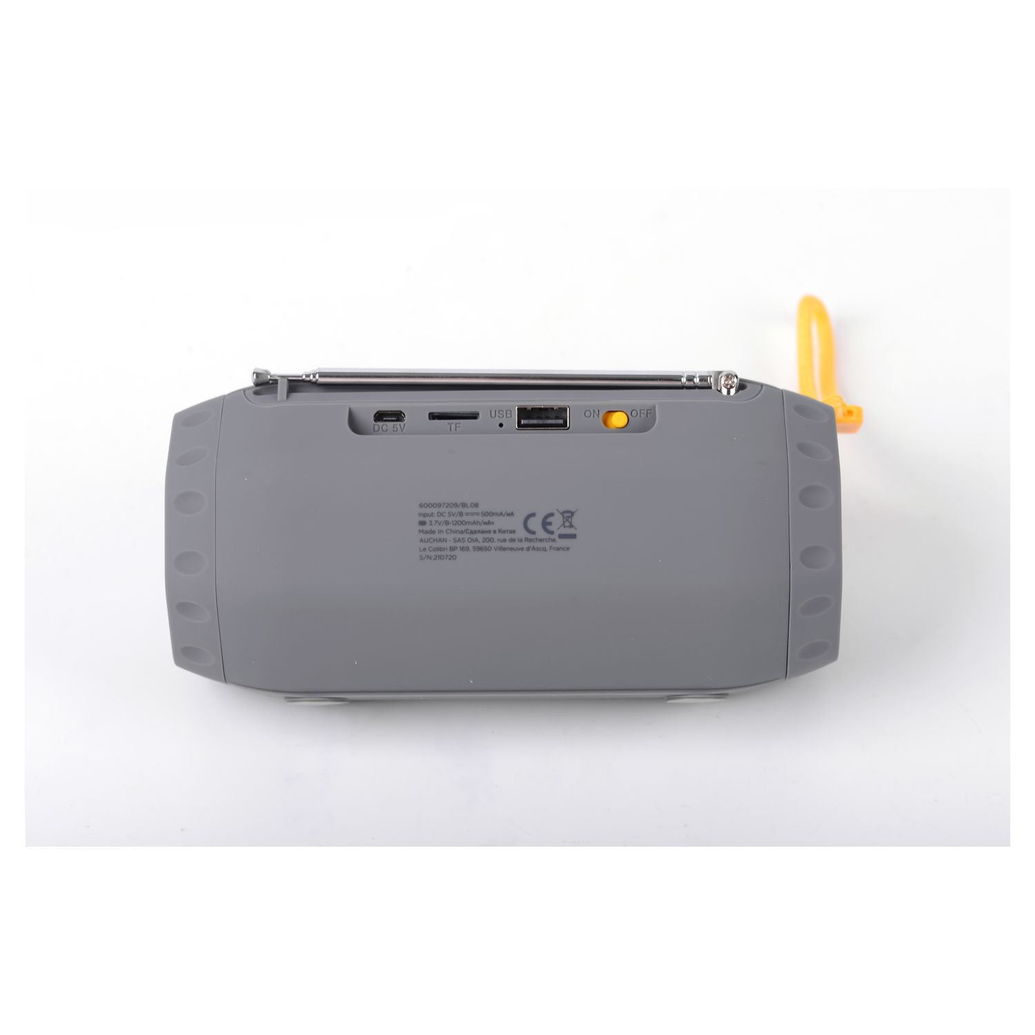 Voir la diapositive 5 : QILIVE Radio portable Q1148 - Noir et jaune