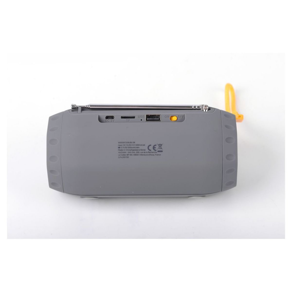 QILIVE Radio portable Q1148 - Noir et jaune