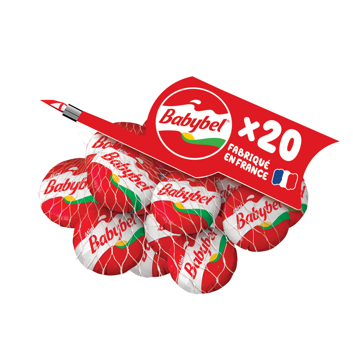 MINI BABYBEL Fromage en portions filet 20 portions 440g