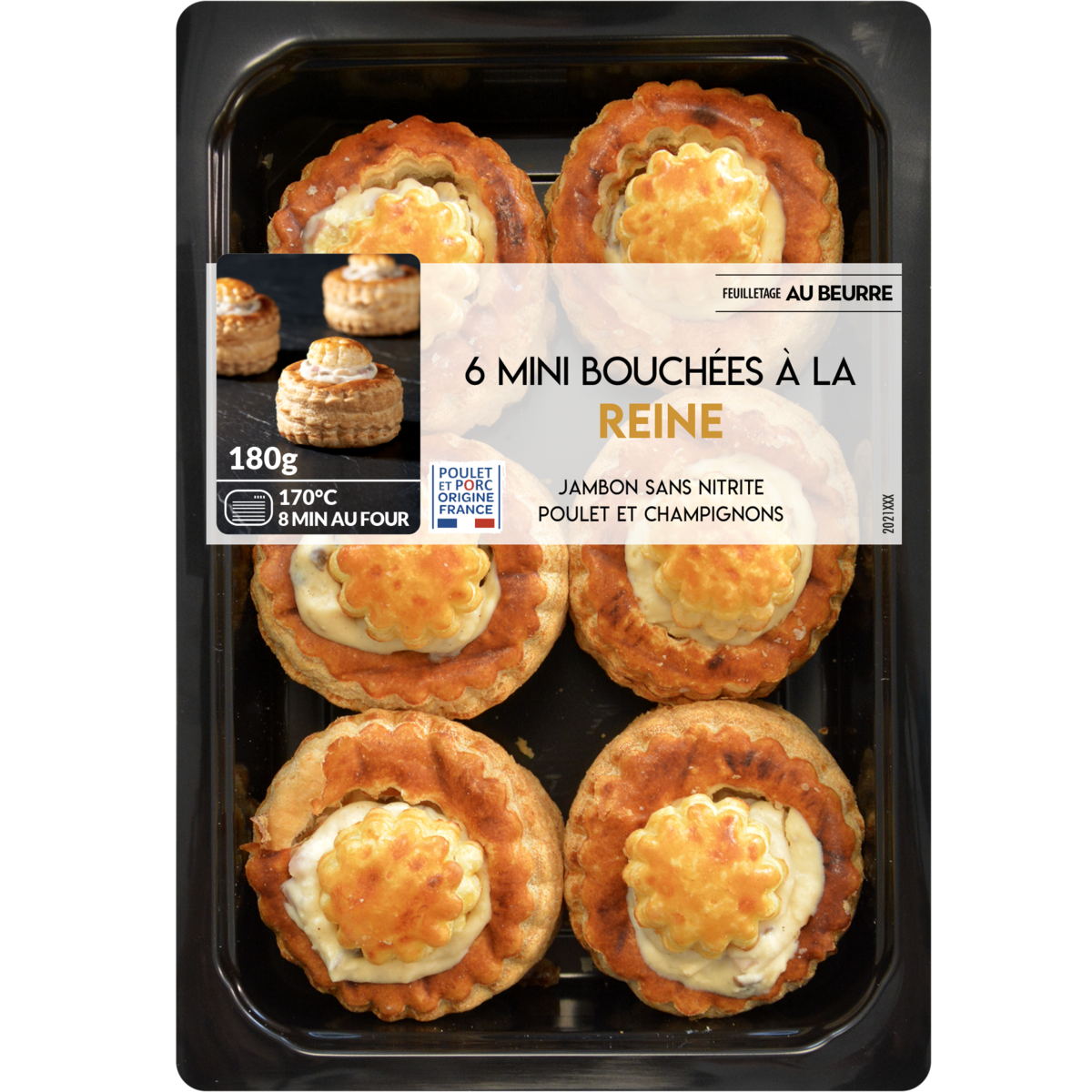 MIX Mini bouchées à la reine 6 pièces 180g