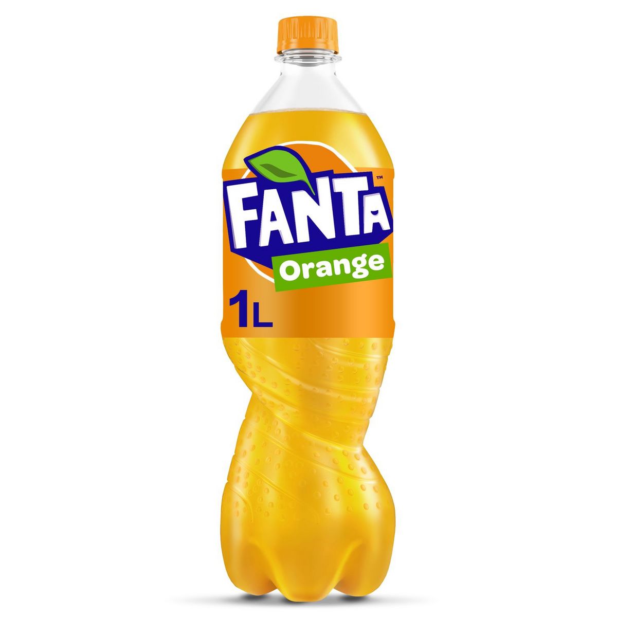 FANTA Boisson gazeuse au jus d'orange avec sucre et édulcorants 1l