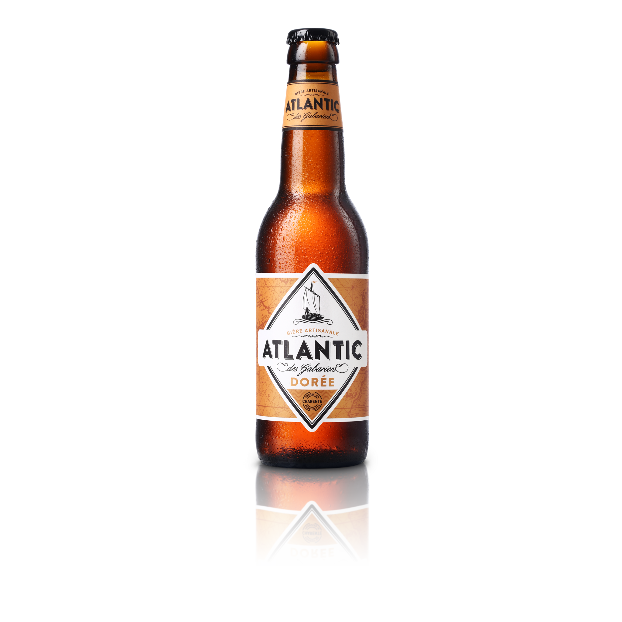 ATLANTIC Bière artisanale dorée des Gabariers 5.5% 33cl