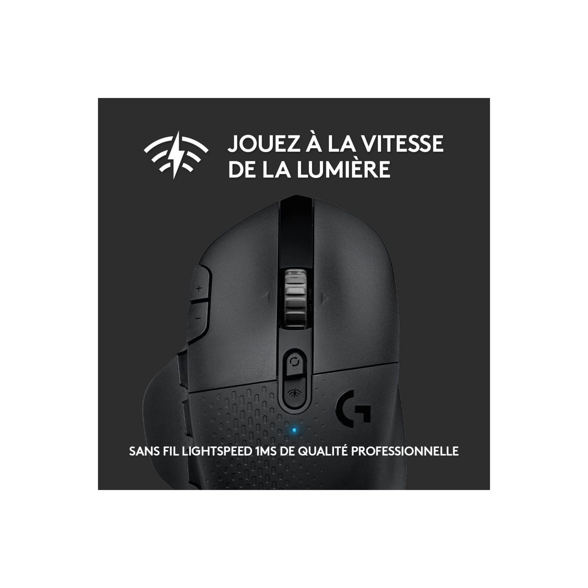 Voir la diapositive 2 : LOGITECH SOURIS SANS FIL GAMING G604 LIGHTSPEED BLUETOOTH NOIR