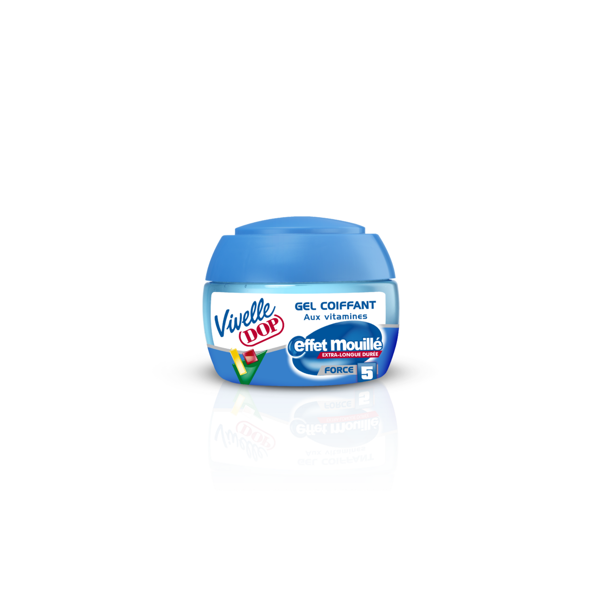 VIVELLE DOP Gel coiffant force 5 effet mouillé extra longue durée 150ml