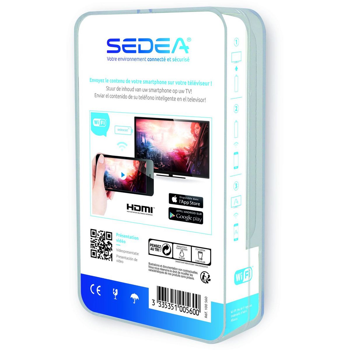 SEDEA Clé HDMI SEDEACAST 2 - Noir
