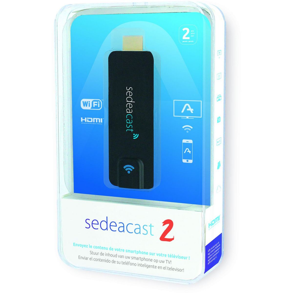 SEDEA Clé HDMI SEDEACAST 2 - Noir