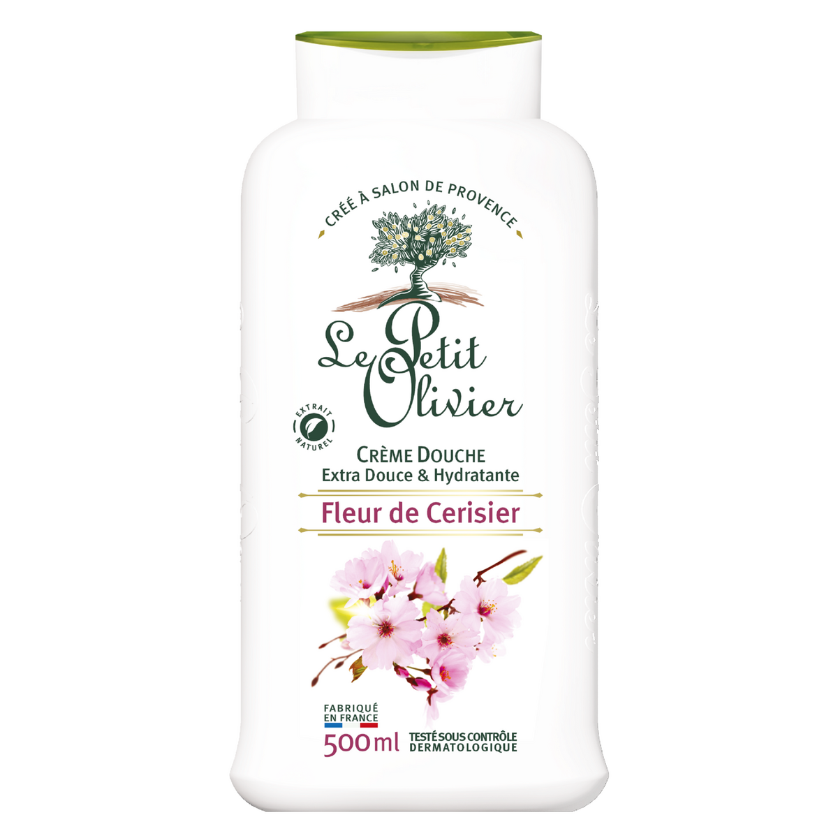 LE PETIT OLIVIER Crème de douche extra douce et hydratante fleur de cerisier 500ml