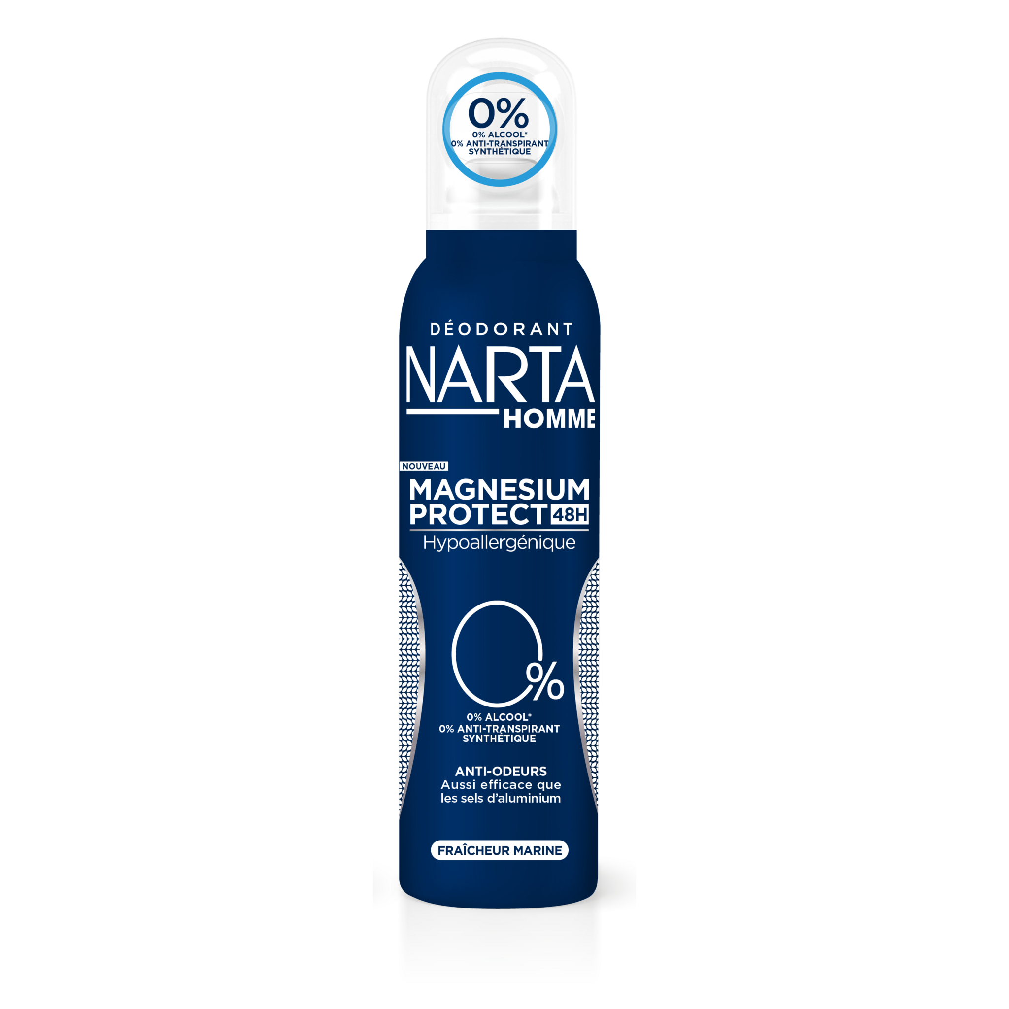 NARTA Déodorant spray 48h homme fraîcheur marine 150ml