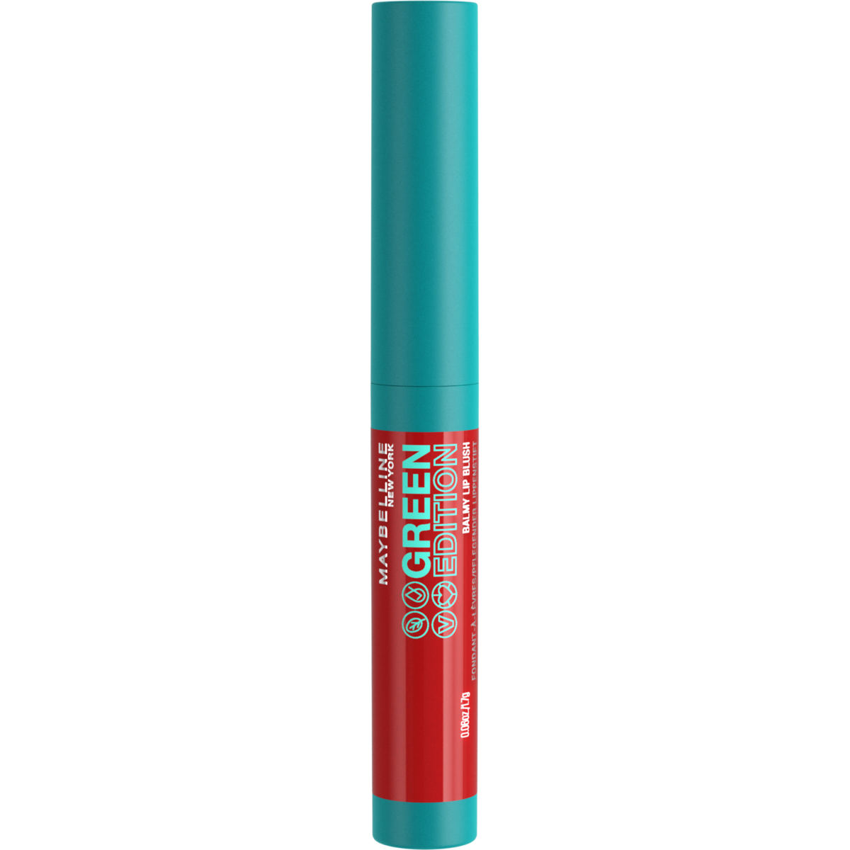 MAYBELLINE Green Edition Rouge à lèvres blush fondant 002 bonfire 1 pièce