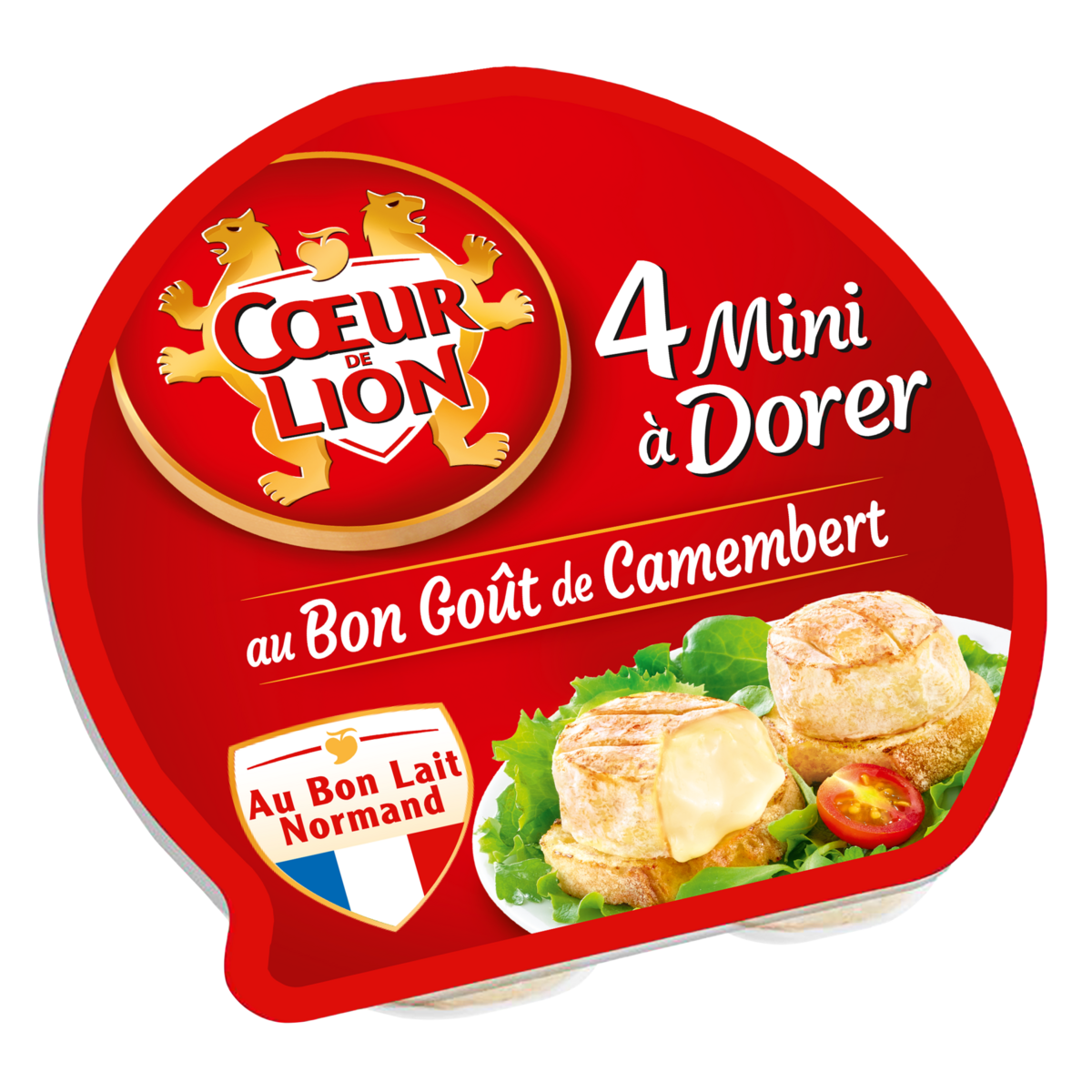 COEUR DE LION Mini camembert à dorer 90g