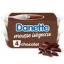 DANETTE Mousse liégeoise chocolat 4x80g
