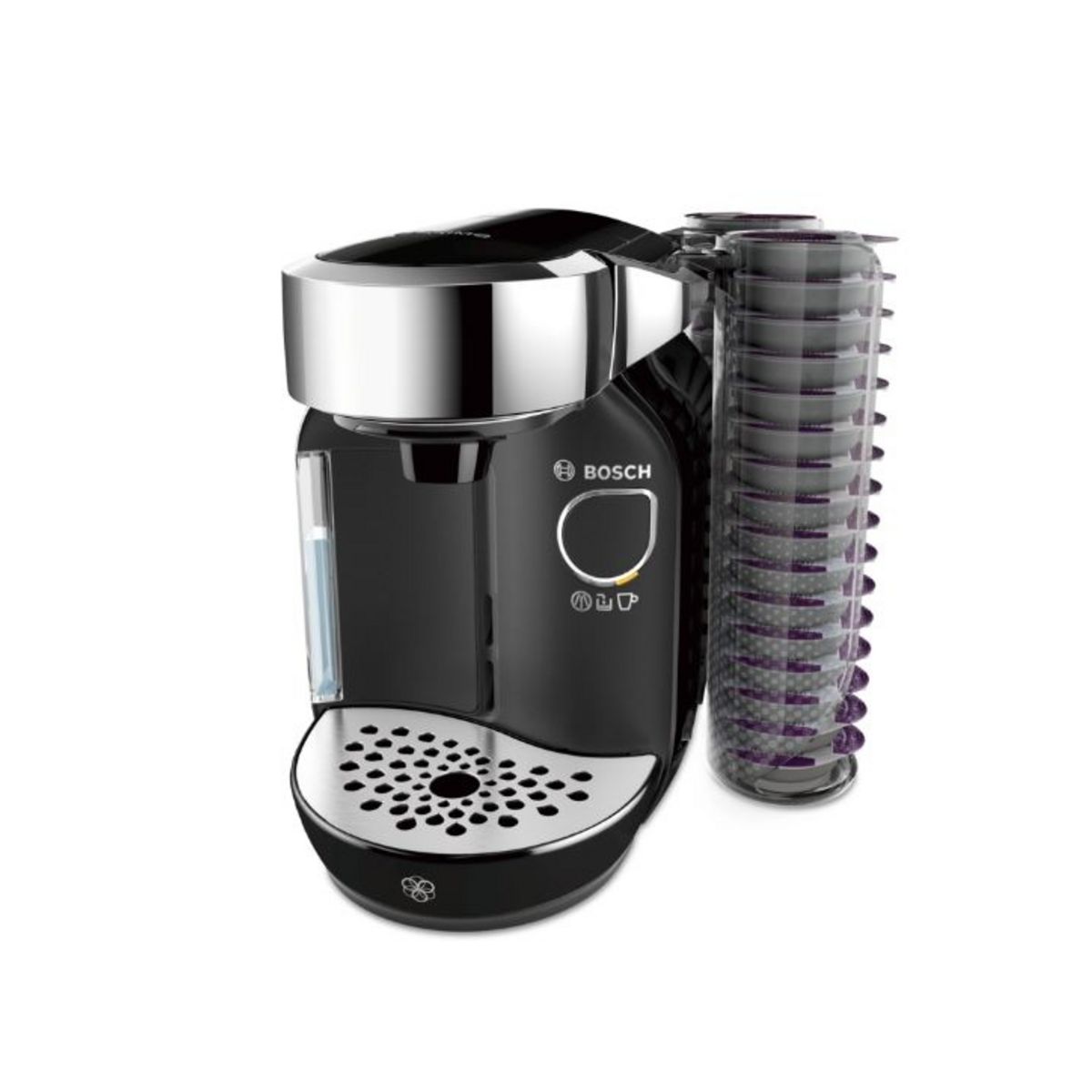 BOSCH Cafetière à dosette TAS 7002 Tassimo Caddy Noir