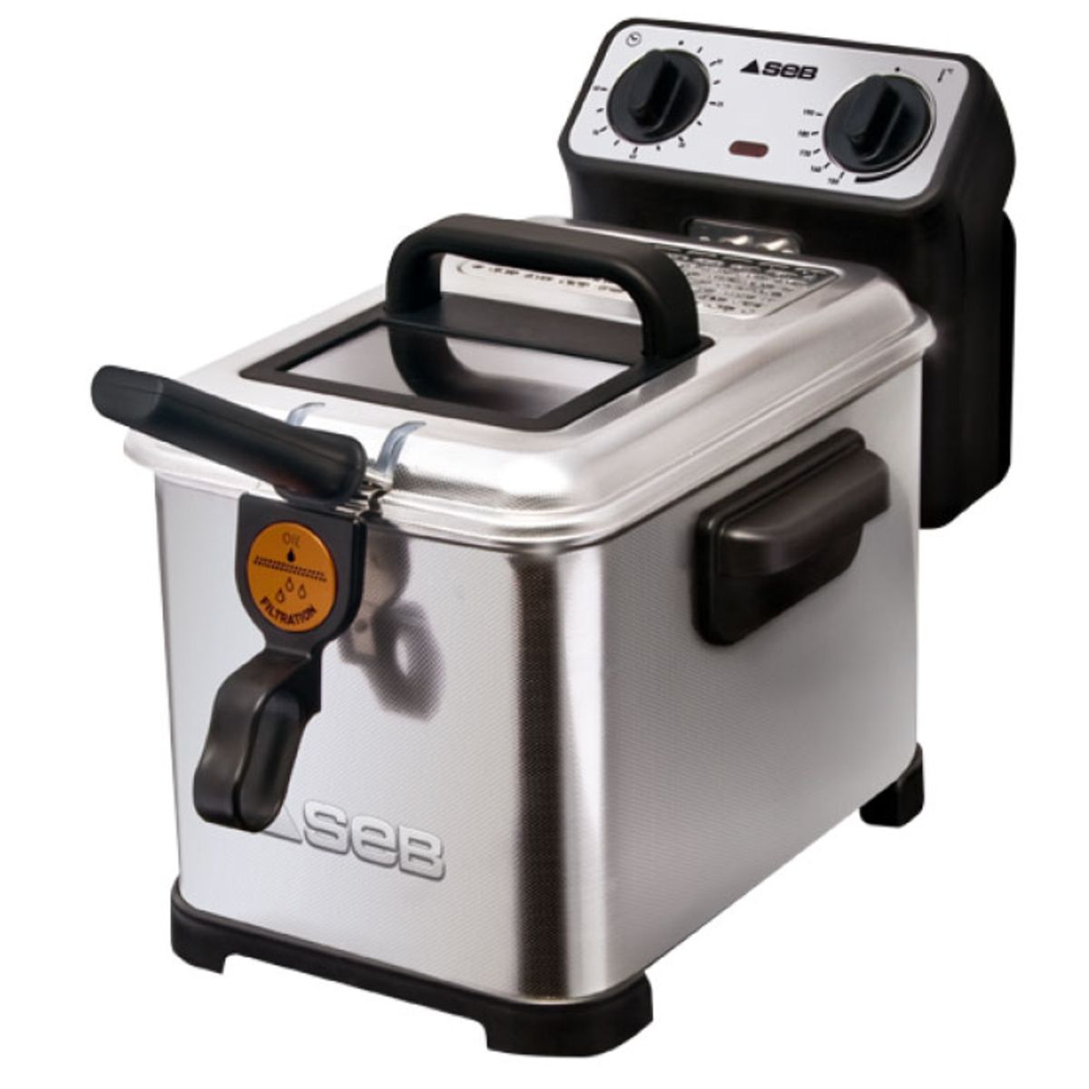 SEB Friteuse FR404800 Filtra Pro Fry Semi Pro Inox  2300W 1.3Kg 4L