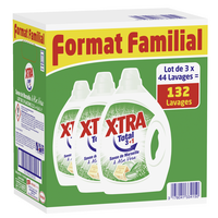 X-TRA Total+ lessive diluée fraîcheur longue durée 60 lavages 3L