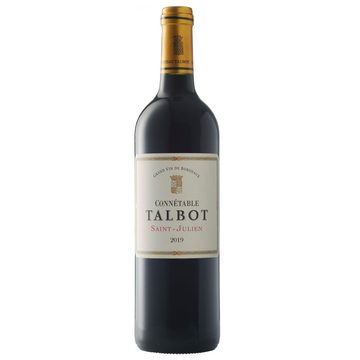 Vin rouge AOP Saint-Julien Connétable Talbot second vin du Château Talbot 2019 75cl