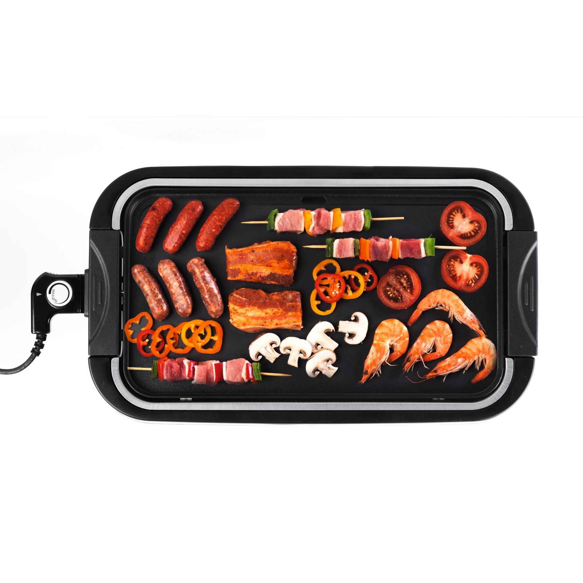 Voir la diapositive 2 : QILIVE Plancha électrique Q.5853 - Noir