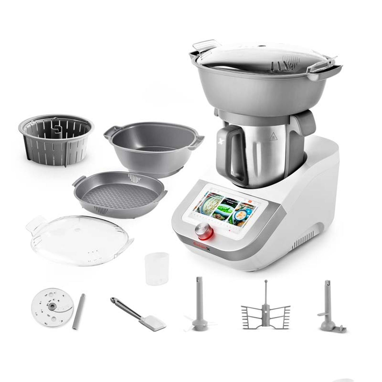 Voir la diapositive 13 : KITCHENCOOK Robot cuiseur multifonction connecté CUISIO X V2 - Gris
