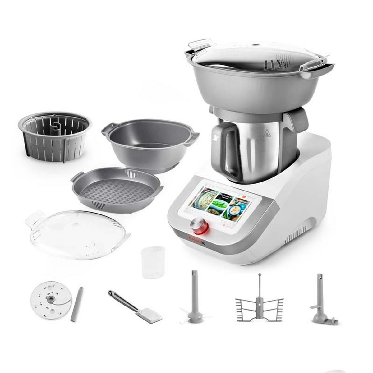 KITCHENCOOK Robot cuiseur multifonction connecté CUISIO X V2 - Gris