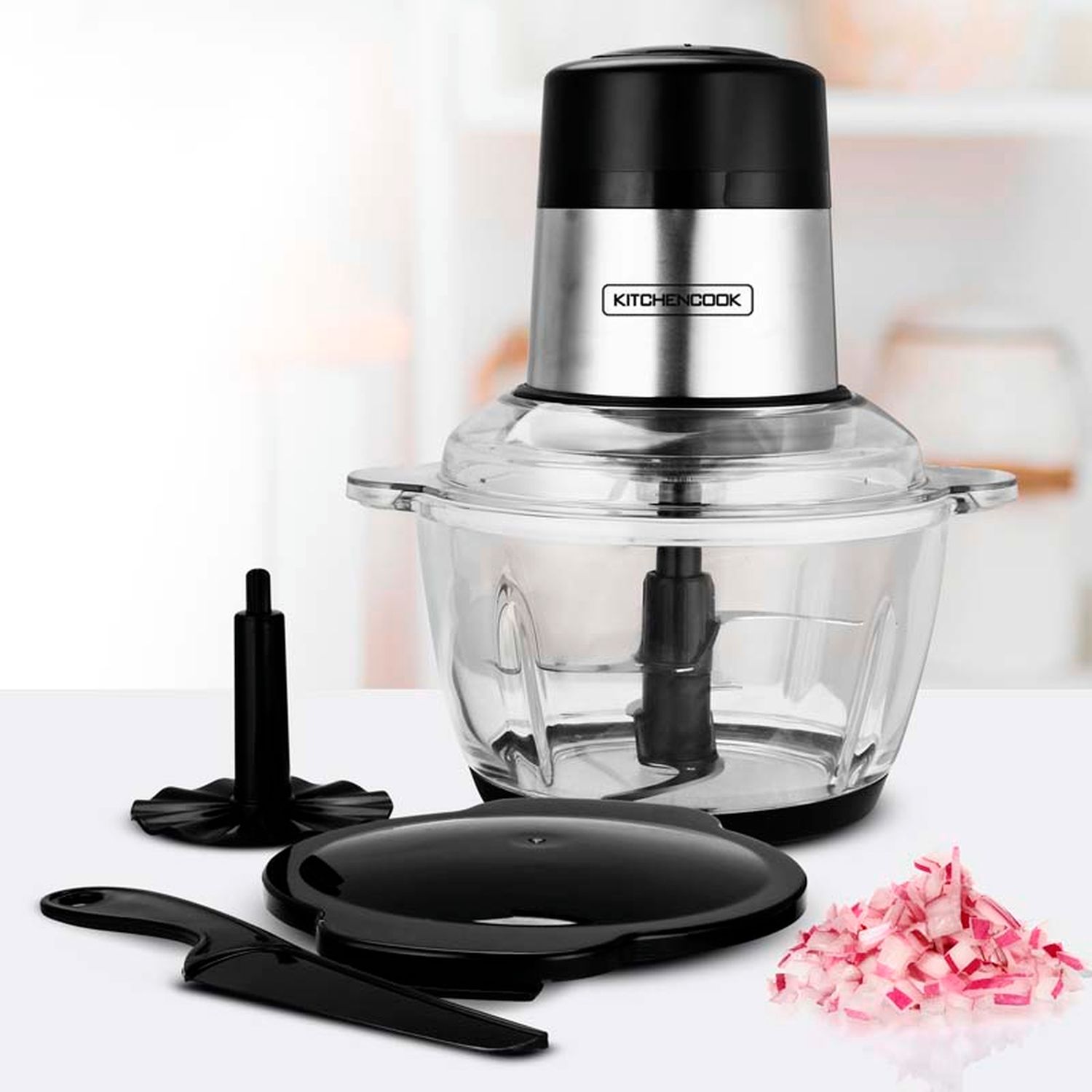 Voir la diapositive 7 : KITCHENCOOK Hachoir électrique MIXPOD2000 - Noir