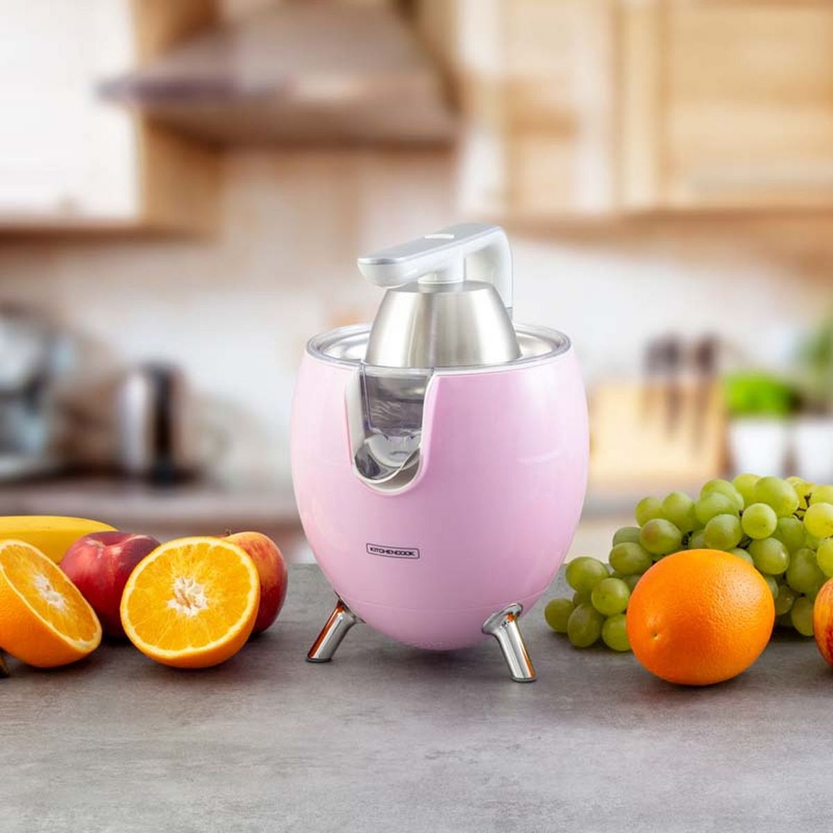 KITCHENCOOK Presse agrume électrique PRESSPOD - Rose