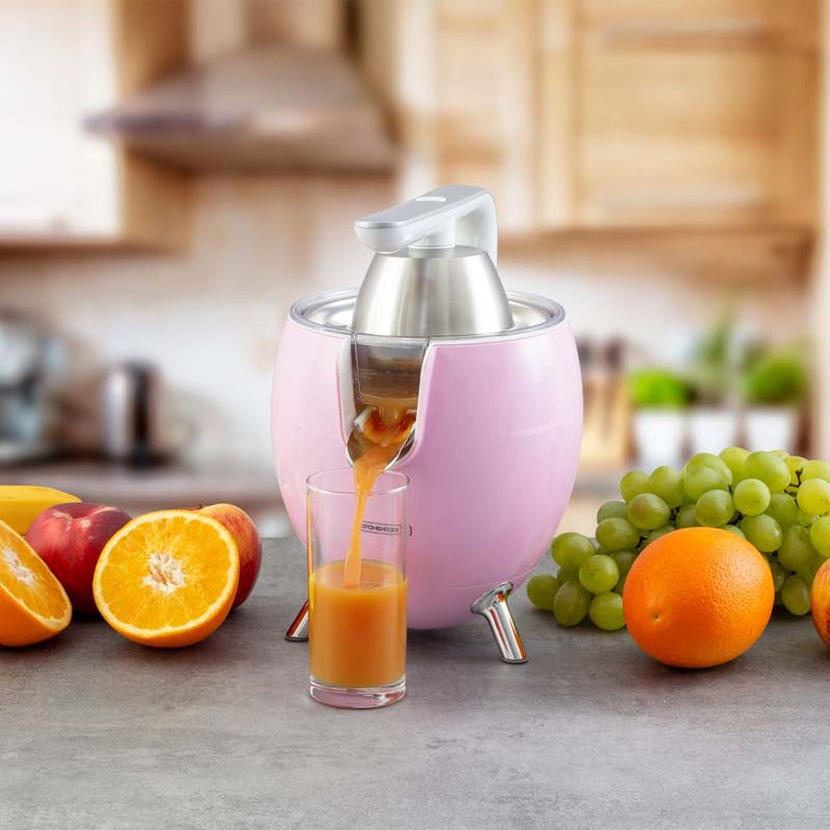 KITCHENCOOK Presse agrume électrique PRESSPOD - Rose