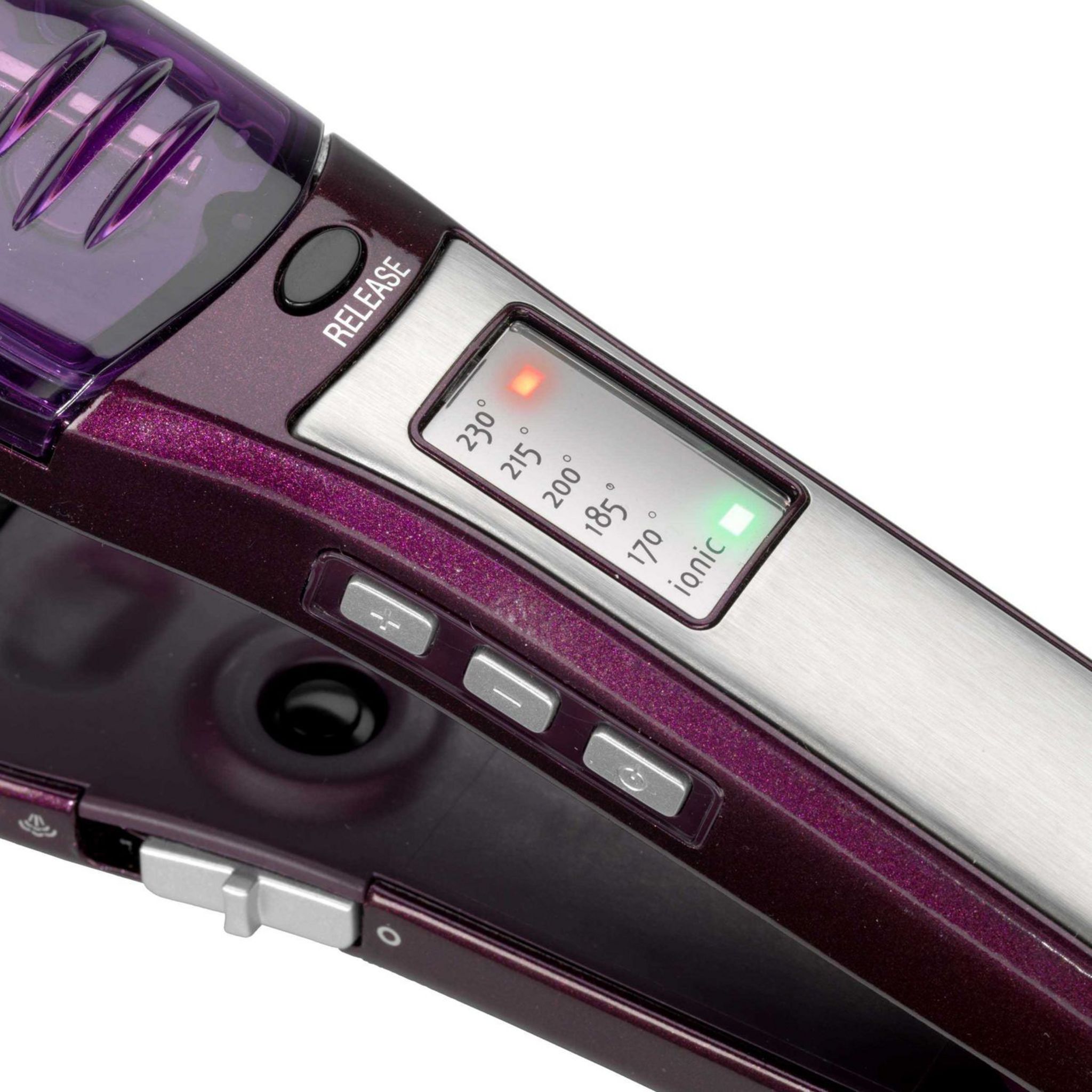Voir la diapositive 4 : BABYLISS Lisseur céramique fontion vapeur et ionique I-PRO 230 - Violet