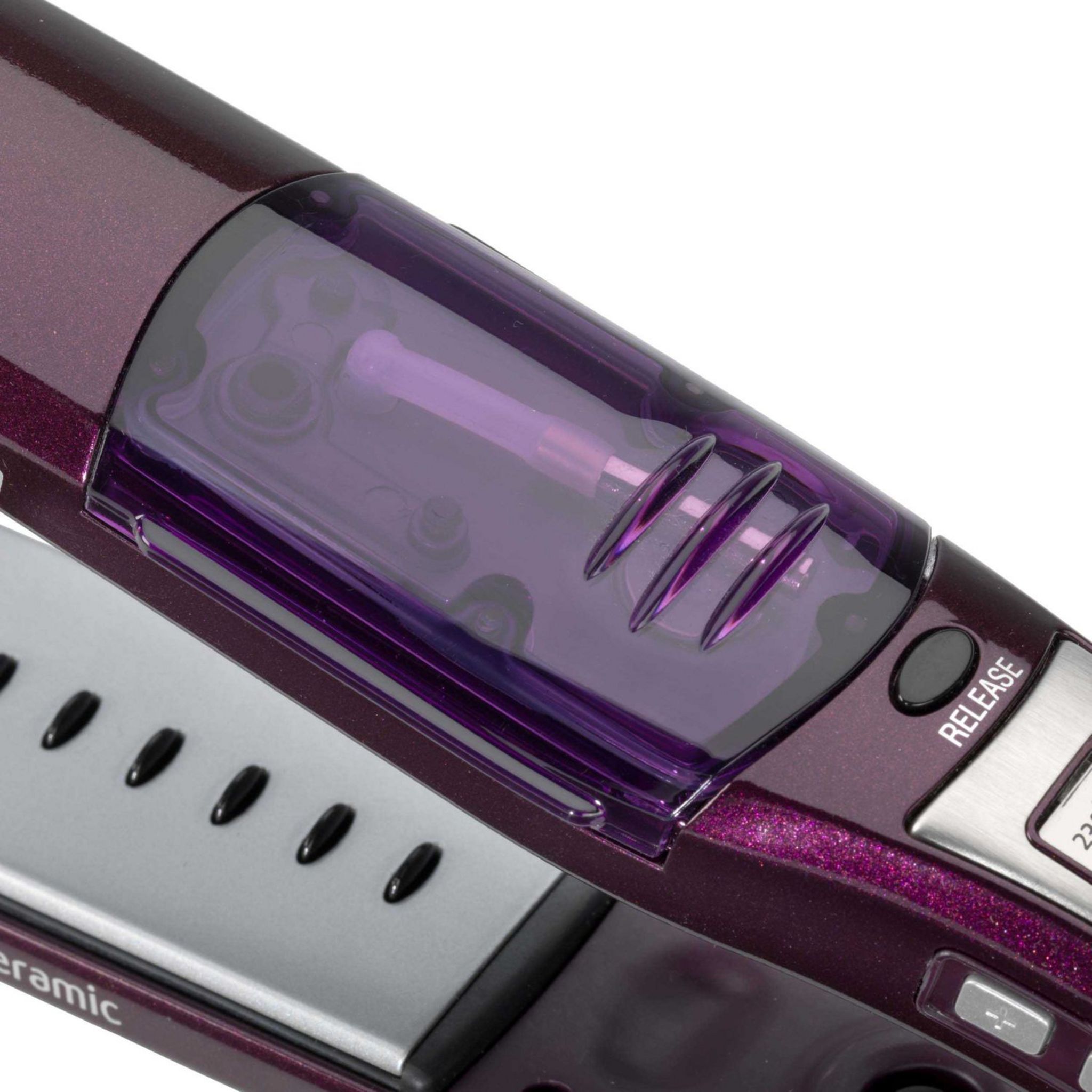 Voir la diapositive 6 : BABYLISS Lisseur céramique fontion vapeur et ionique I-PRO 230 - Violet