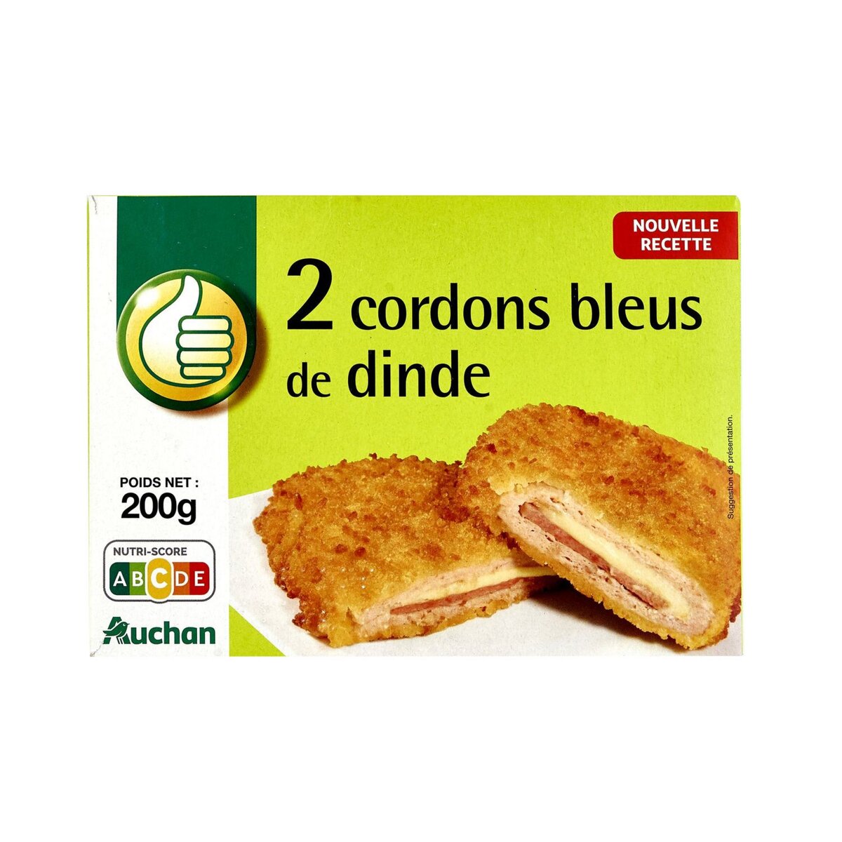 Auchan Pouce Corbeille à papier bleu pas cher 