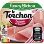 FLEURY MICHON Le torchon jambon sans couenne cuit au bouillon 2 tranches 80g