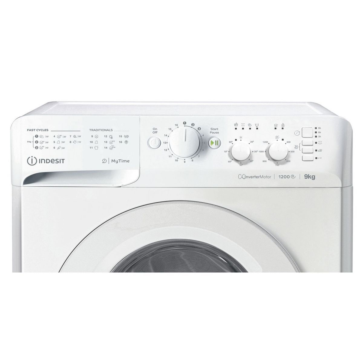 INDESIT Lave linge hublot MTWC91284WEU, 9 kg, 1200 T/min