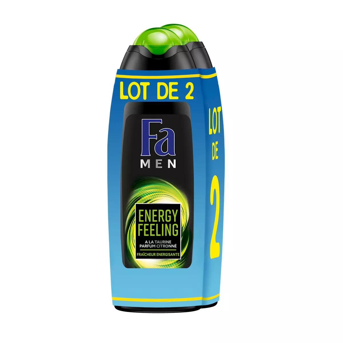 FA MEN Energy Feeling gel douche parfum citronné 2x250ml