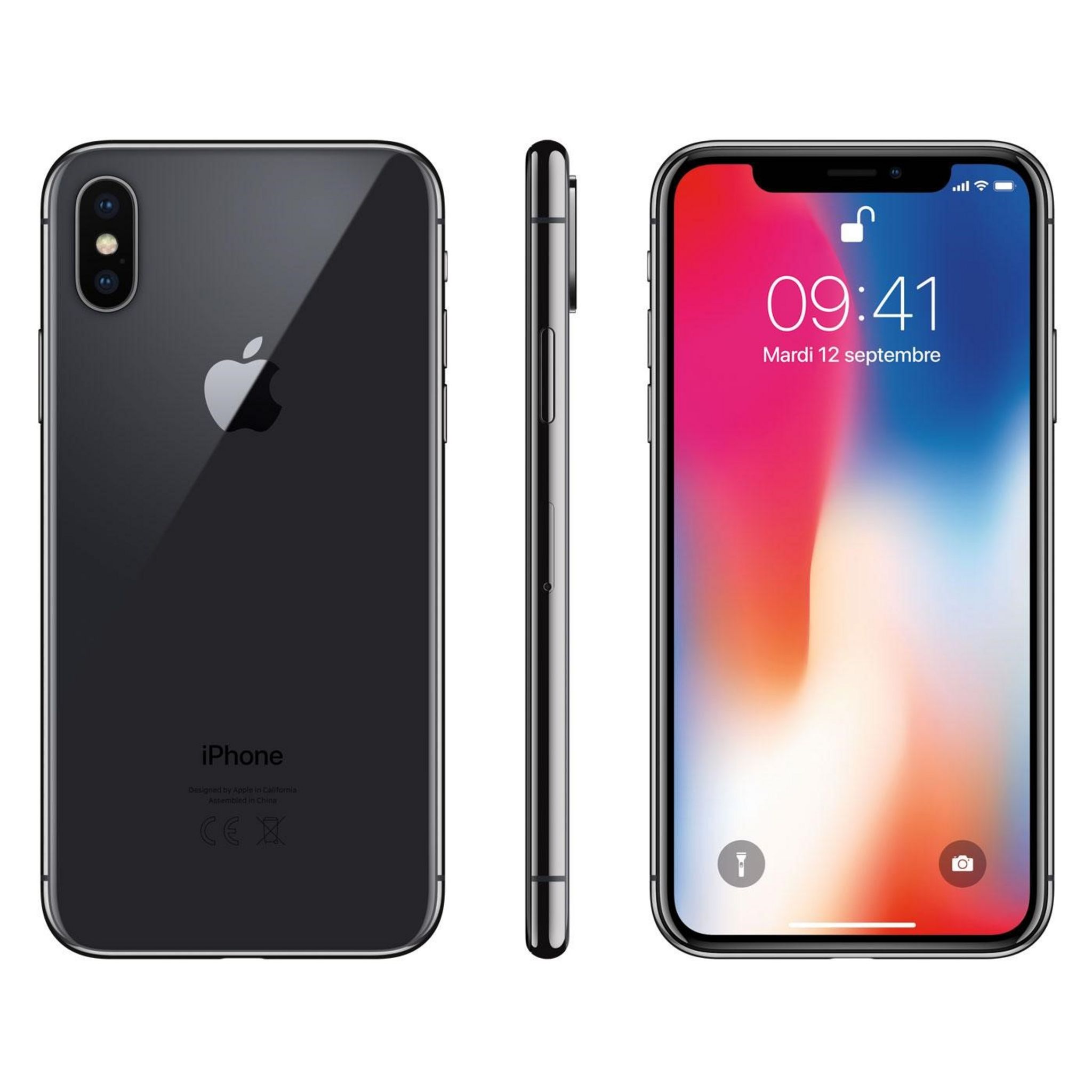 Voir la diapositive 2 : APPLE iPhone XS Reconditionné SLP 64Go - GRADE B - Noir