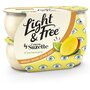 LIGHT&FREE Yaourt allégé mangue citron vert 4x120g