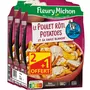 FLEURY MICHON Poulet rôti potatoes sauce blanche 2+1 offert 3x280g