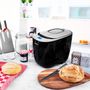 Voir la diapositive 4 : KITCHENCOOK Machine à pain SMART B - Noir
