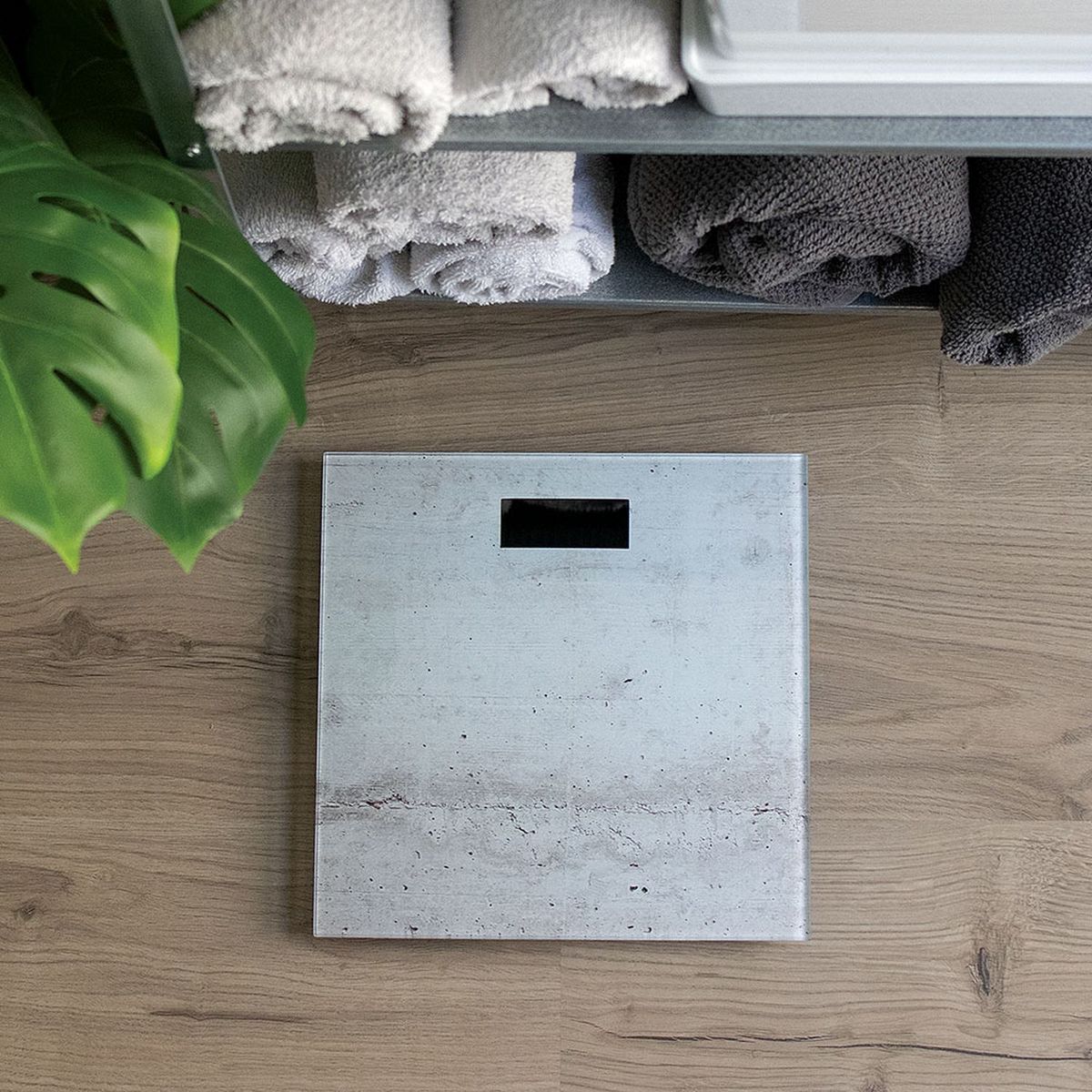 LIVOO Pèse personne DOM382BE - Béton