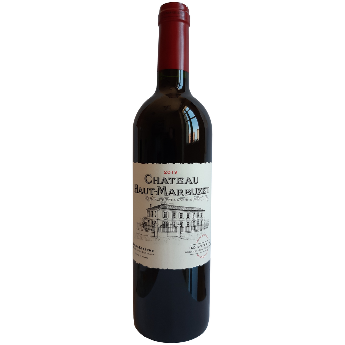 Vin rouge AOP Saint-Estèphe Château Haut-Marbuzet 2019 75cl