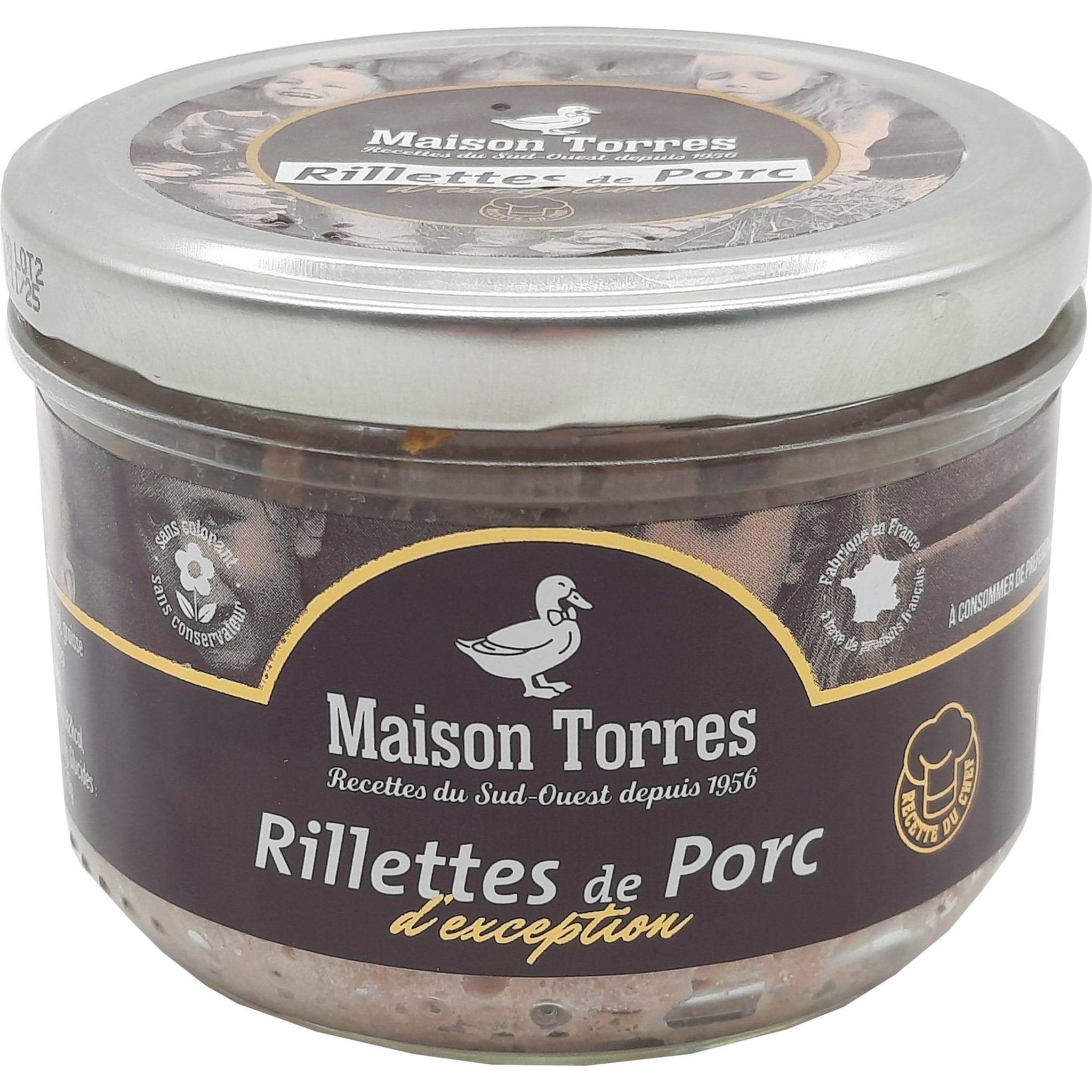 MAISON TORRES Rillettes de porc 190g