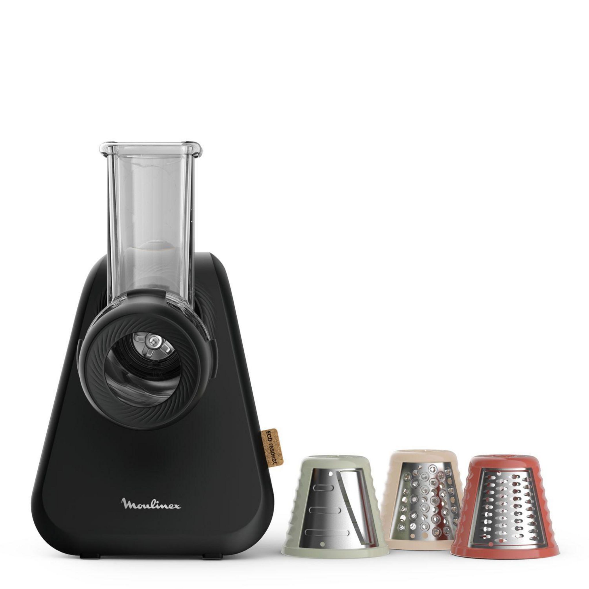 Voir la diapositive 5 : MOULINEX Découpe légumes ECO Respect DJ77EN10 - Noir