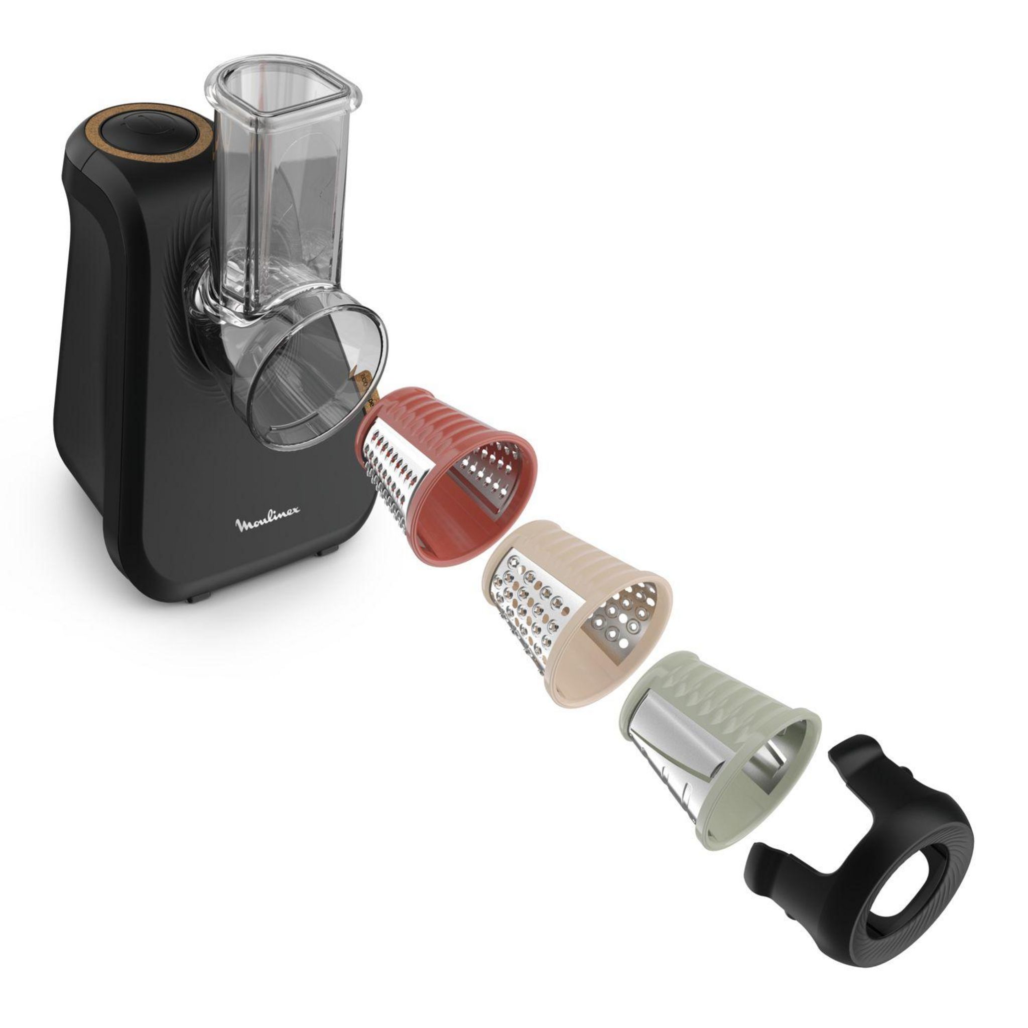 Voir la diapositive 8 : MOULINEX Découpe légumes ECO Respect DJ77EN10 - Noir