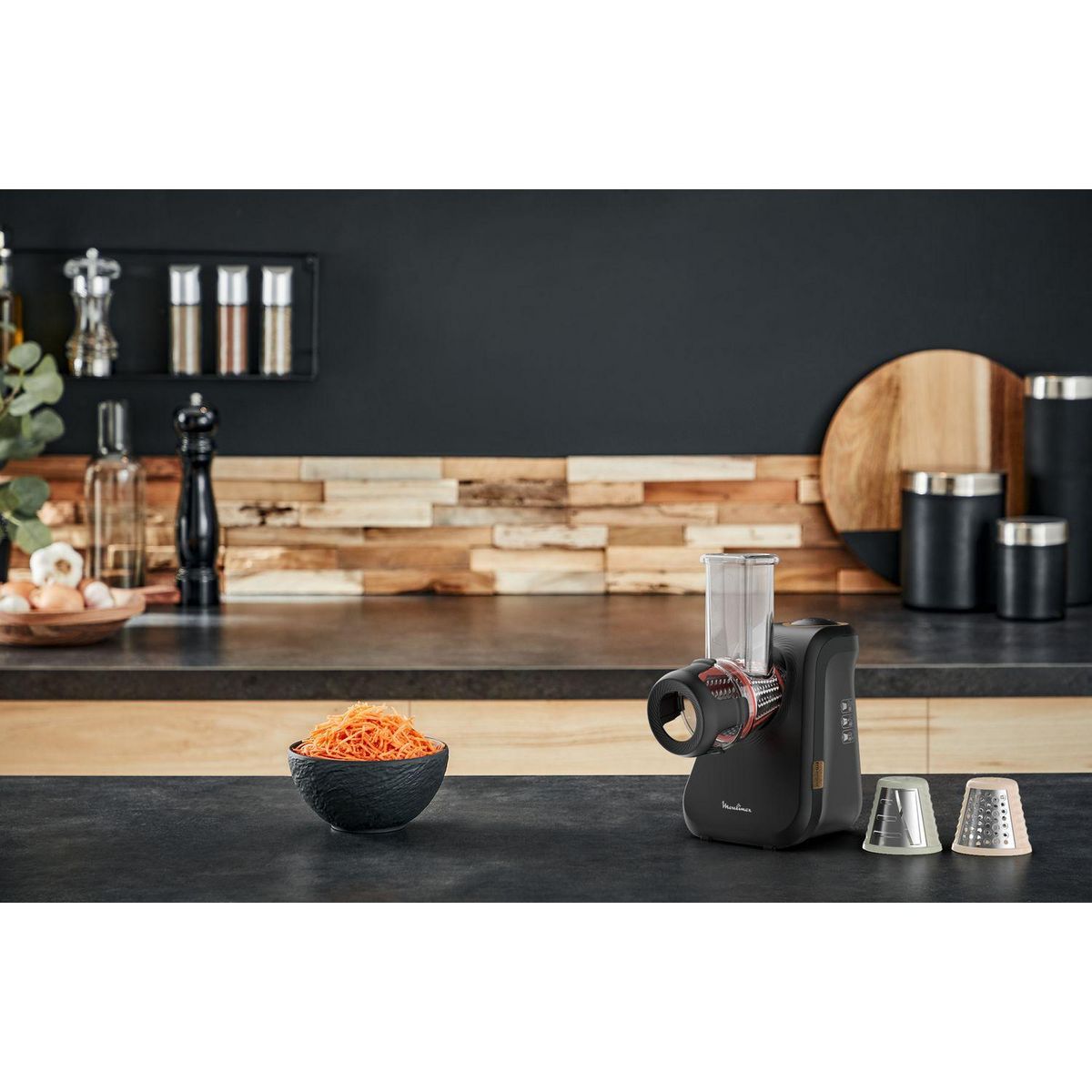 MOULINEX Découpe légumes ECO Respect DJ77EN10 - Noir