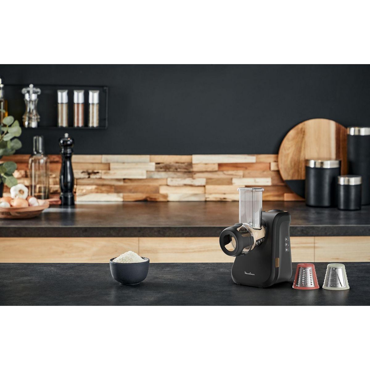 MOULINEX Découpe légumes ECO Respect DJ77EN10 - Noir