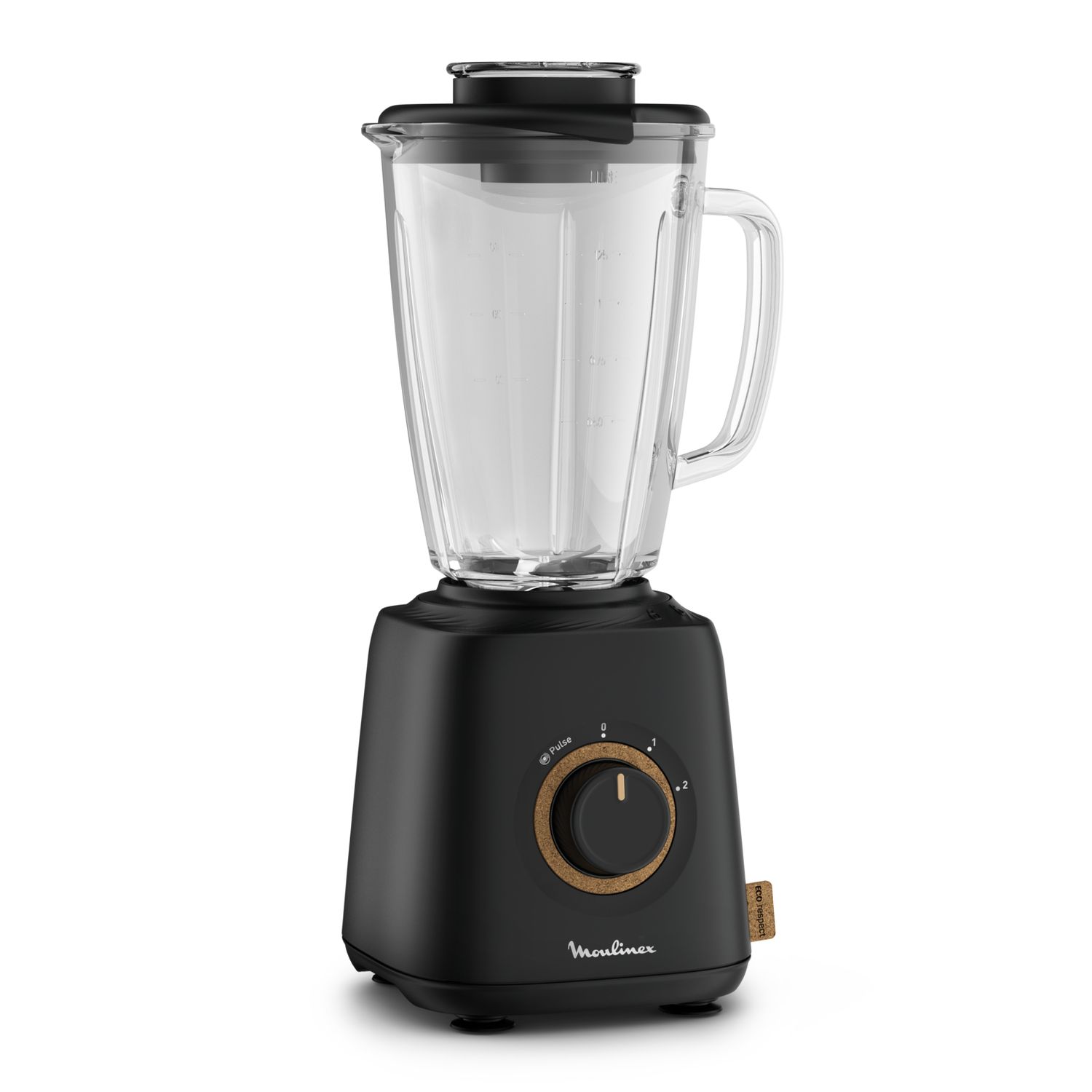 Voir la diapositive 7 : MOULINEX Blender bol en verre LM46EN10 - Noir