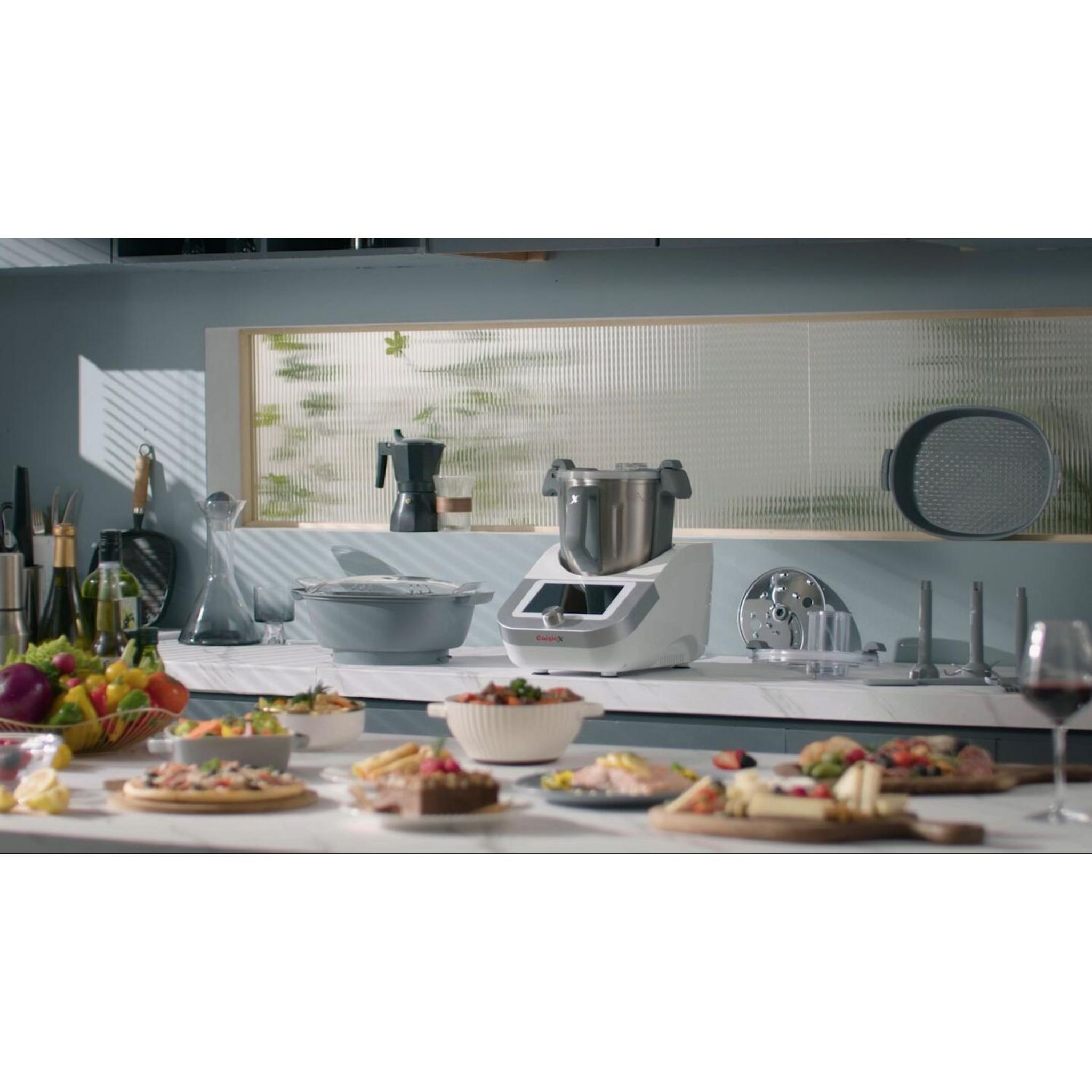 Voir la diapositive 17 : KITCHENCOOK Robot cuiseur multifonction connecté CUISIO X V2 - Gris