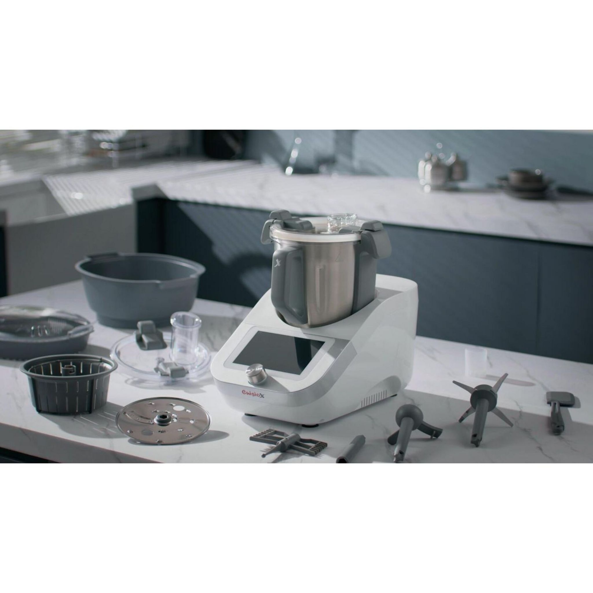 Voir la diapositive 19 : KITCHENCOOK Robot cuiseur multifonction connecté CUISIO X V2 - Gris