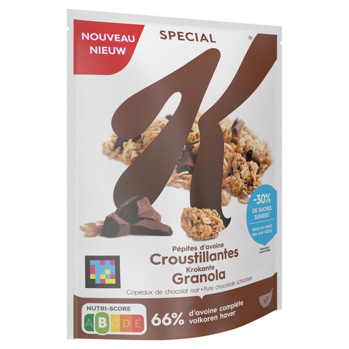 KELLOGG'S Spécial K granola chocolat noir 320g pas cher Auchan.fr