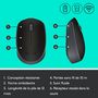 Voir la diapositive 6 : LOGITECH Souris sans Fil M171 Optique Noire