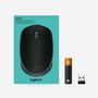 Voir la diapositive 9 : LOGITECH Souris sans Fil M171 Optique Noire