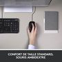 Voir la diapositive 2 : LOGITECH Clavier et Souris Filaires MK120 USB AZERTY
